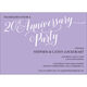 Script 20th Anniversary Party Invitations Image 4 of 8